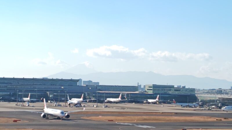 Mt.Fuji from Haneda Airport